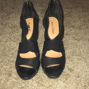 Black high heels